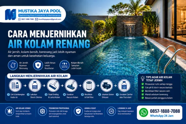Cara Menjernihkan Air Kolam Renang
