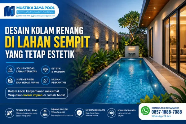 Desain Kolam Renang di Lahan Sempit yang Tetap Estetik