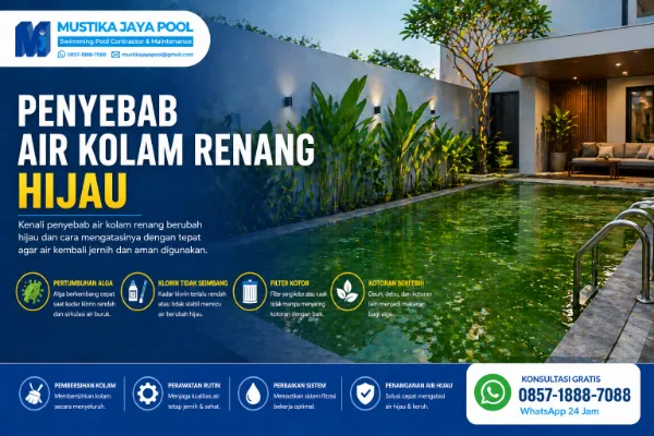 Penyebab Air Kolam Renang Hijau